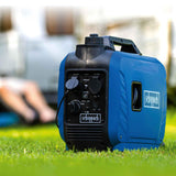 Scheppach Inverter Benzin Stromerzeuger SG2500i Stromgenerator Notstromaggregat | mit Invertertechnik für sensibler Elektronik | 2000W Leistung | Steckdosen 2x 230V / 2x USB Typ A | 64,1dB Generator