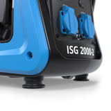Güde Inverter Stromerzeuger ISG 2000-2 (4-Takt-OHV-Benzinmotor, 2,11/2,86 (kW/PS), max. 2000 W, 2x 230 V, Laufzeit bis 5,9 h, Tankinhalt 4,1 l, Überlastungsschutz, ECO-Funktion, Antivibrationsfüße)