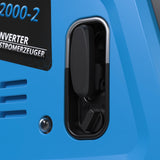 Güde Inverter Stromerzeuger ISG 2000-2 (4-Takt-OHV-Benzinmotor, 2,11/2,86 (kW/PS), max. 2000 W, 2x 230 V, Laufzeit bis 5,9 h, Tankinhalt 4,1 l, Überlastungsschutz, ECO-Funktion, Antivibrationsfüße)
