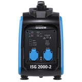 Güde Inverter Stromerzeuger ISG 2000-2 (4-Takt-OHV-Benzinmotor, 2,11/2,86 (kW/PS), max. 2000 W, 2x 230 V, Laufzeit bis 5,9 h, Tankinhalt 4,1 l, Überlastungsschutz, ECO-Funktion, Antivibrationsfüße)