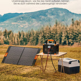 GRECELL Powerstation 1000W, 999Wh Solargenerator, Mobiler Stromspeicher mit AC/DC/USB, Power Station Solar für Camping, Outdoor, Notstrom Notfälle, (T-1000)